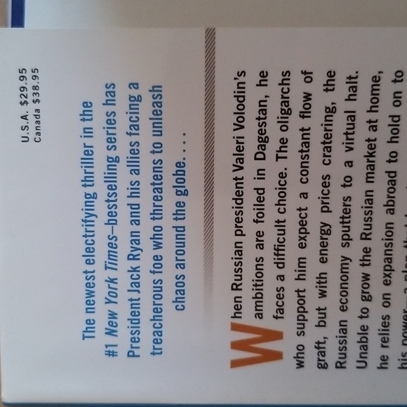 Tom Clancy Commander In Chief Hardcover Book - Picture 3 of 8